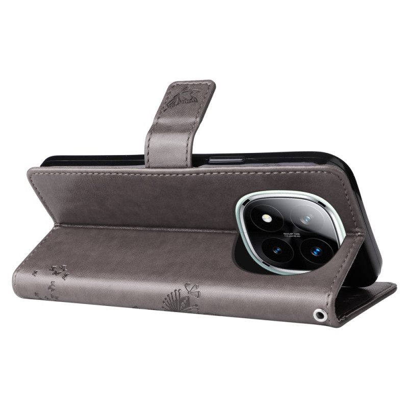 Folio-hoesje Poco X7 5g Telefoonhoesje Boom En Kat