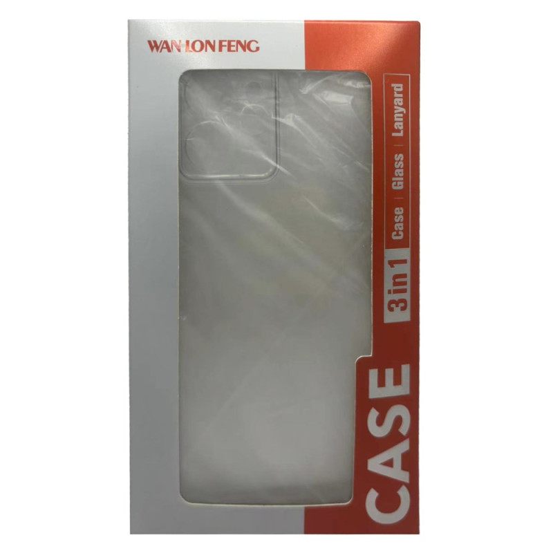 Hoesje Poco X7 5g Versterkte Transparante Schermbeschermer