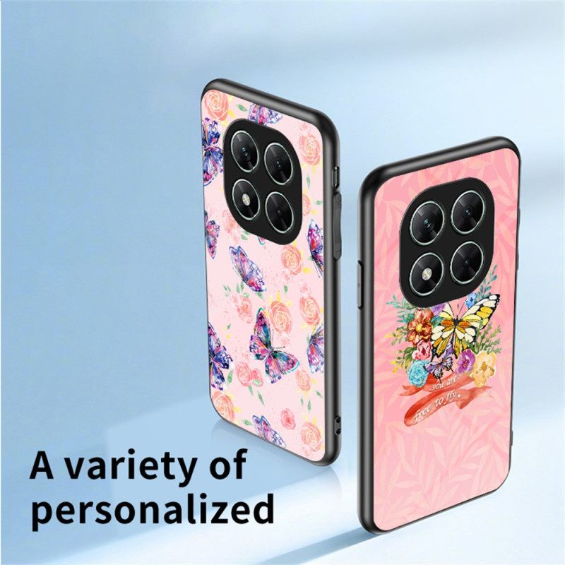 Hoesje Poco X7 5g Vlinderprint
