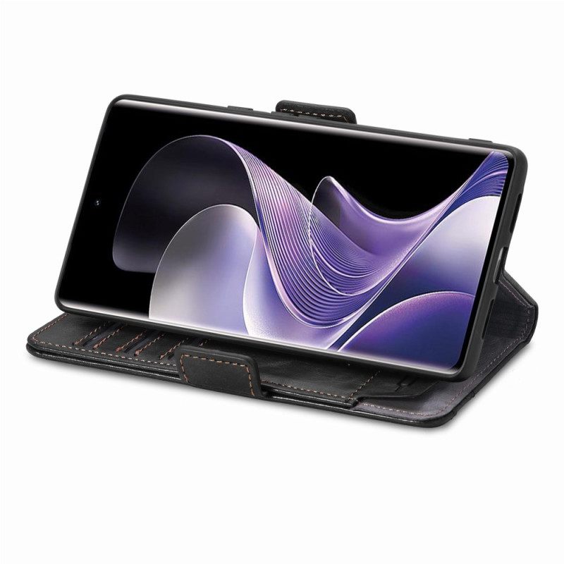 Leren Hoesje Poco X7 5g Caseneo Bescherming Hoesje