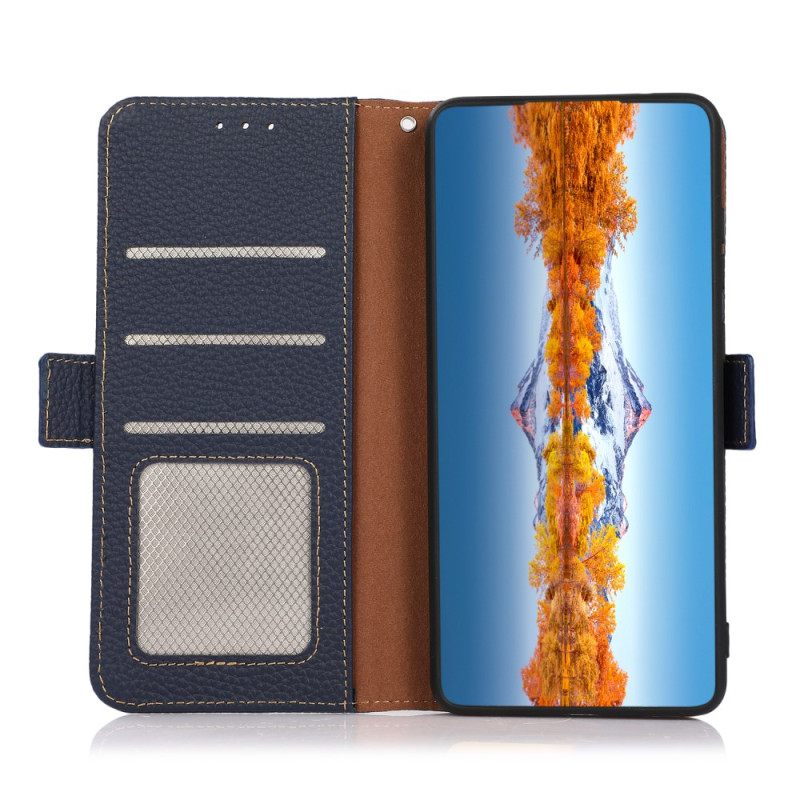 Leren Hoesje Poco X7 5g Kazneh Rfid-beschermend Leer