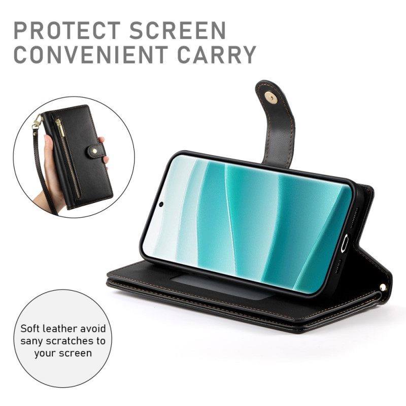 Leren Hoesje Poco X7 5g Premium Portemonnee