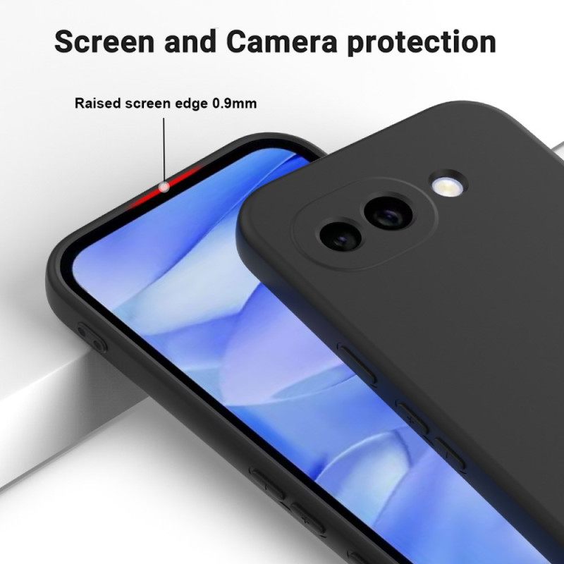 Cover Hoesje Google Pixel 10a Telefoonhoesje Vloeibare Siliconen Met Draagkoord