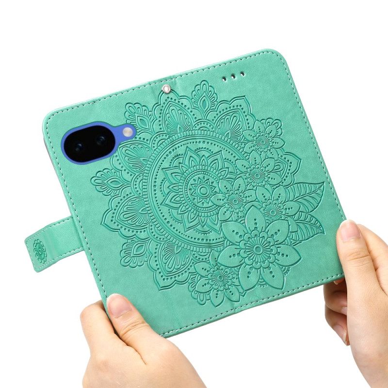 Flip Case Leren Google Pixel 10a Mandala Print