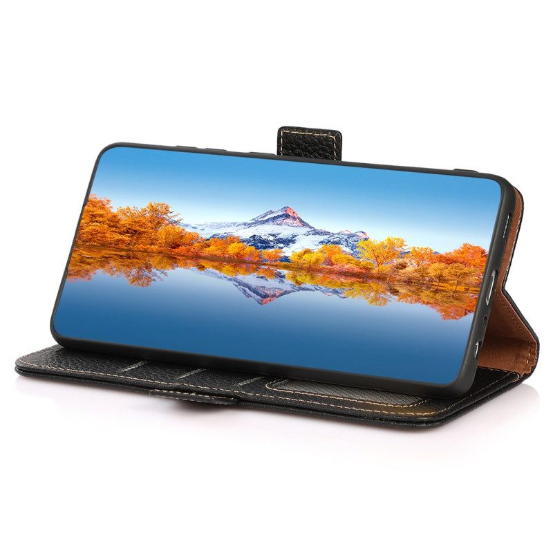 Folio-hoesje Google Pixel 10a Rfid-blokkerend Leer Khazneh