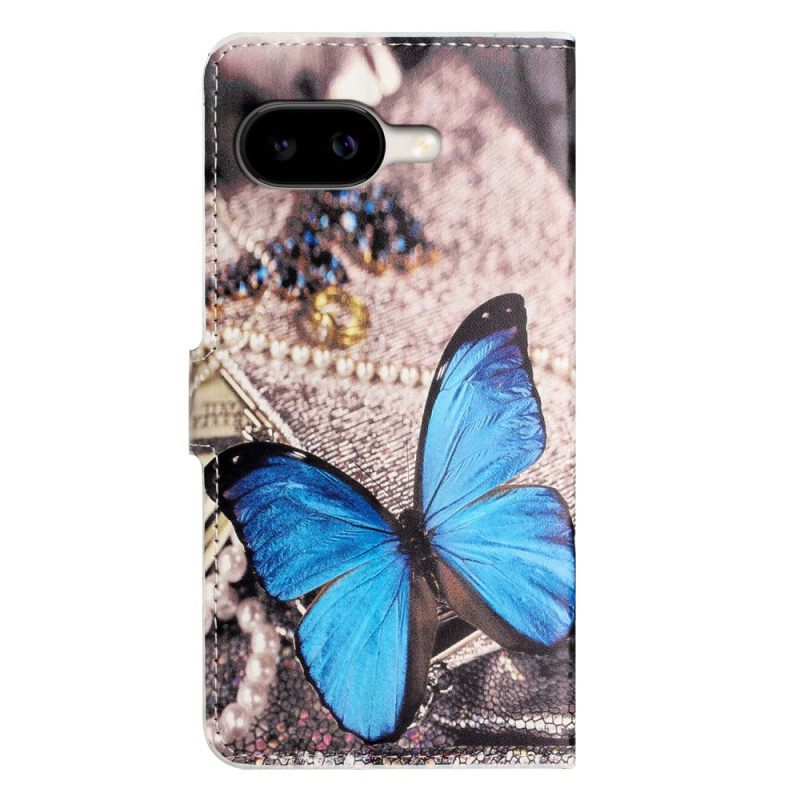 Folio-hoesje Google Pixel 10a Telefoonhoesje Blauwe Vlinder