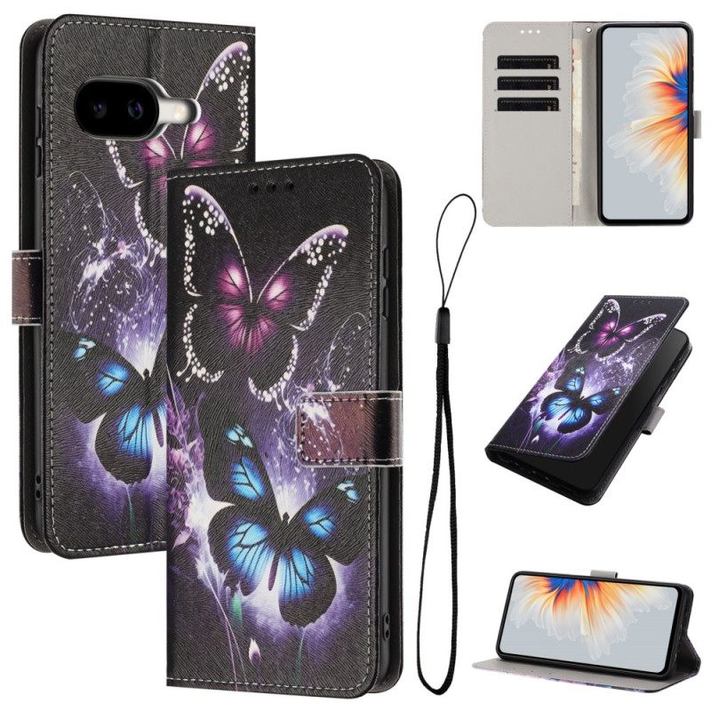 Folio-hoesje Google Pixel 10a Telefoonhoesje Twee Vlinders