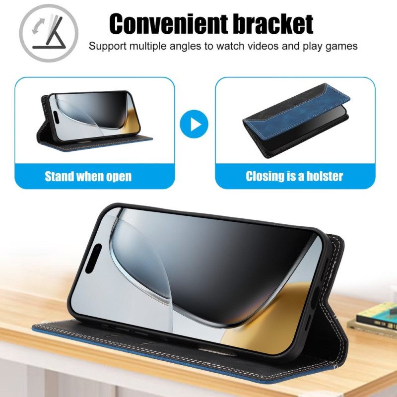 Folio-hoesje Google Pixel 10a Tweekleurige Rfid-blokkering