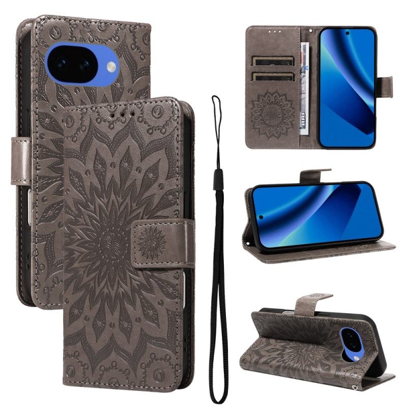 Folio-hoesje Google Pixel 10a Zonnebloempatroon