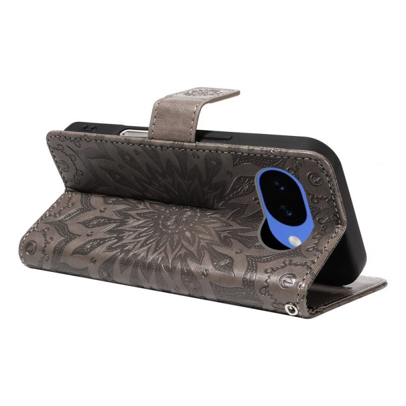 Folio-hoesje Google Pixel 10a Zonnebloempatroon