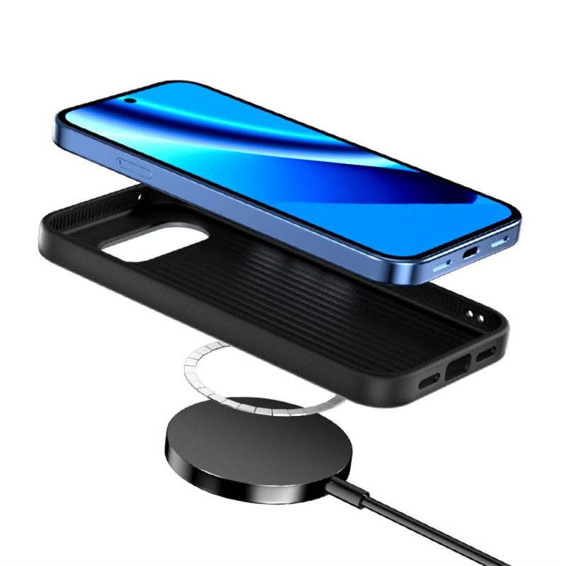 Hoesje Google Pixel 10a Magnetische Koolstofvezeltextuur Abeel