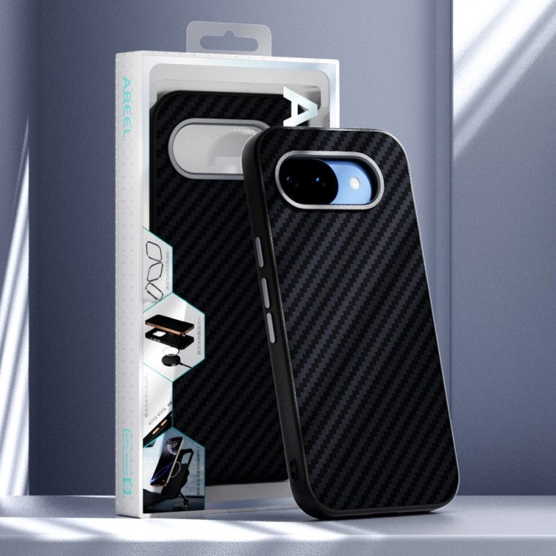 Hoesje Google Pixel 10a Magnetische Koolstofvezeltextuur Abeel