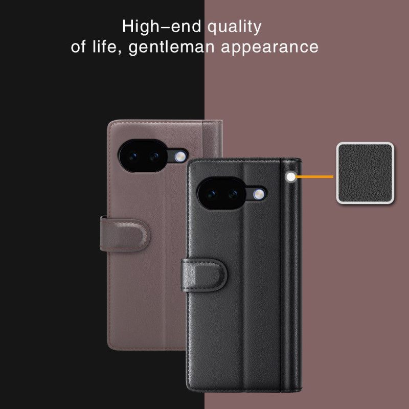 Leren Hoesje Google Pixel 10a Echt Leer Bescherming Hoesje