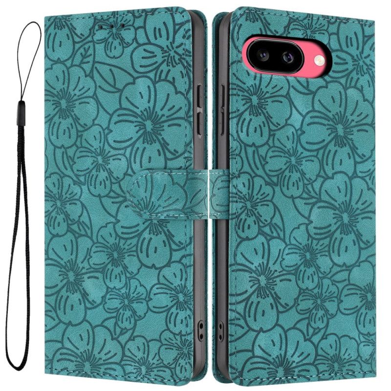 Leren Hoesje Google Pixel 10a Kersenbloesems