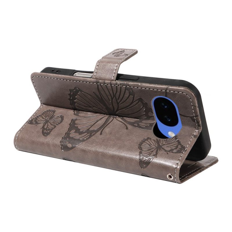 Leren Hoesje Voor Google Pixel 10a Reuzenvlinders