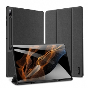 Folio-hoesje voor Samsung Galaxy Tab S8 Ultra Driebladige Premium-serie