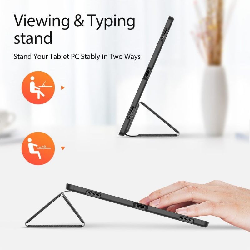 Folio-hoesje voor Samsung Galaxy Tab S8 Ultra Driebladige Premium-serie