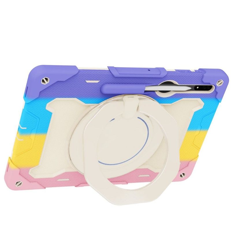 Hoesje voor Samsung Galaxy Tab S8 Ultra Stoere Veelkleurige Met Standaard