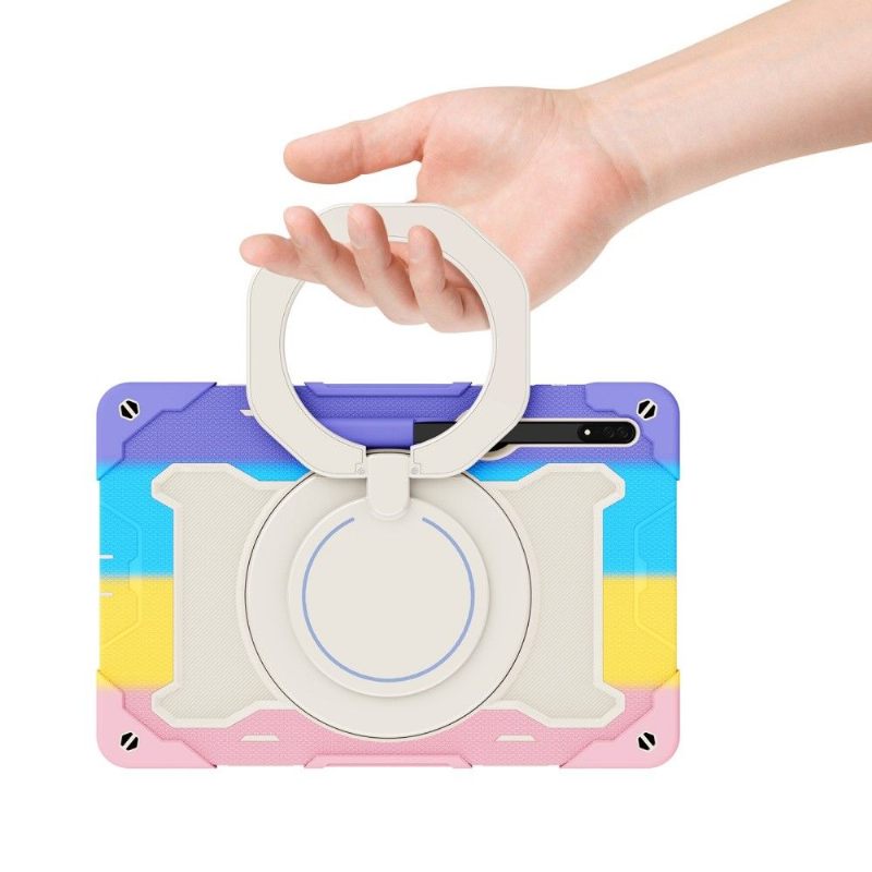 Hoesje voor Samsung Galaxy Tab S8 Ultra Stoere Veelkleurige Met Standaard