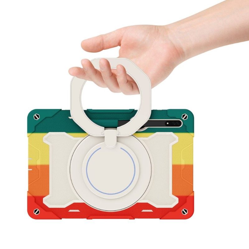 Hoesje voor Samsung Galaxy Tab S8 Ultra Stoere Veelkleurige Met Standaard