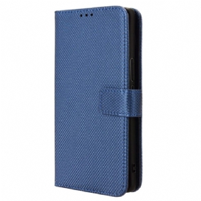 Folio-hoesje Vivo V40 Lite 5g Telefoonhoesje Diamantstructuur