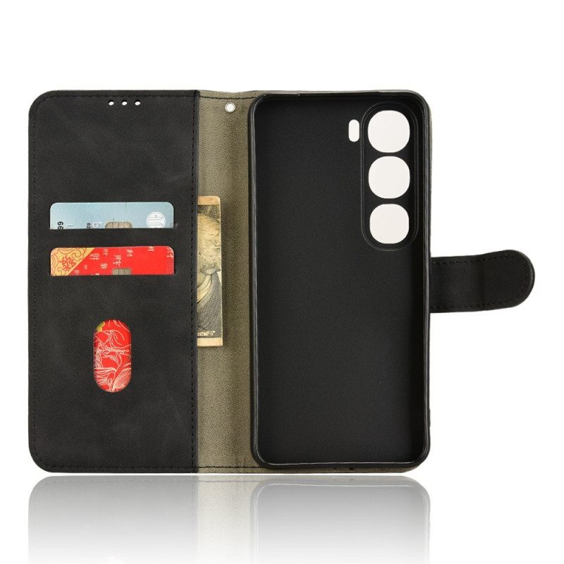 Leren Hoesje Vivo V40 Lite 5g Suède-effect Bescherming Hoesje