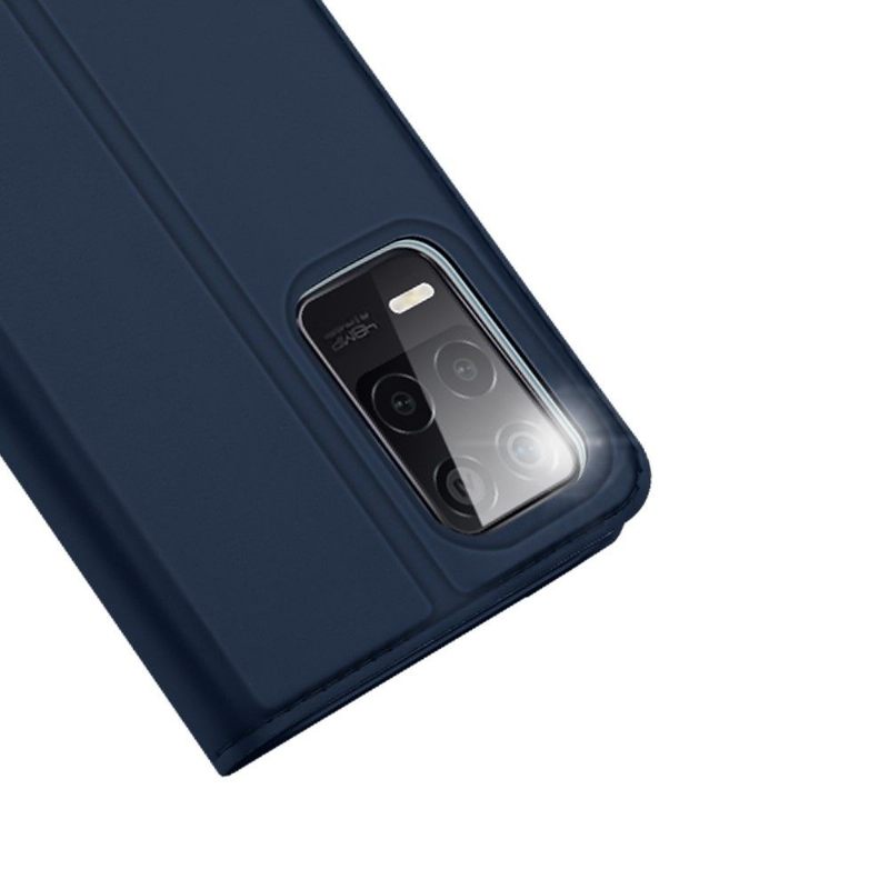 Cover voor Realme 8 5G Anti-fall Zakelijk Satijneffect
