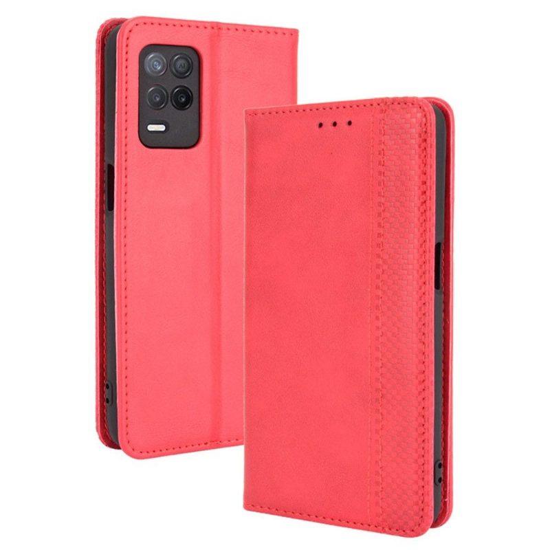 Cover voor Realme 8 5G De Lederen Stijl Cirénius