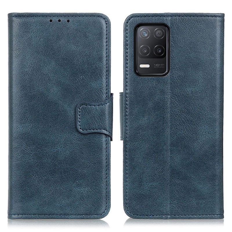 Folio-hoesje voor Realme 8 5G Faux Leather Folio Stand Functie