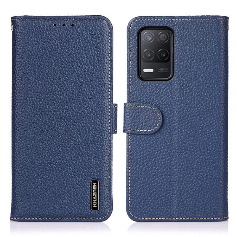 Folio-hoesje voor Realme 8 5G Khazneh Generfd Leer