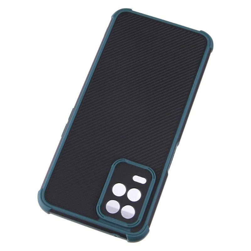 Hoesje voor Realme 8 5G Versterkte Hoekstrepen