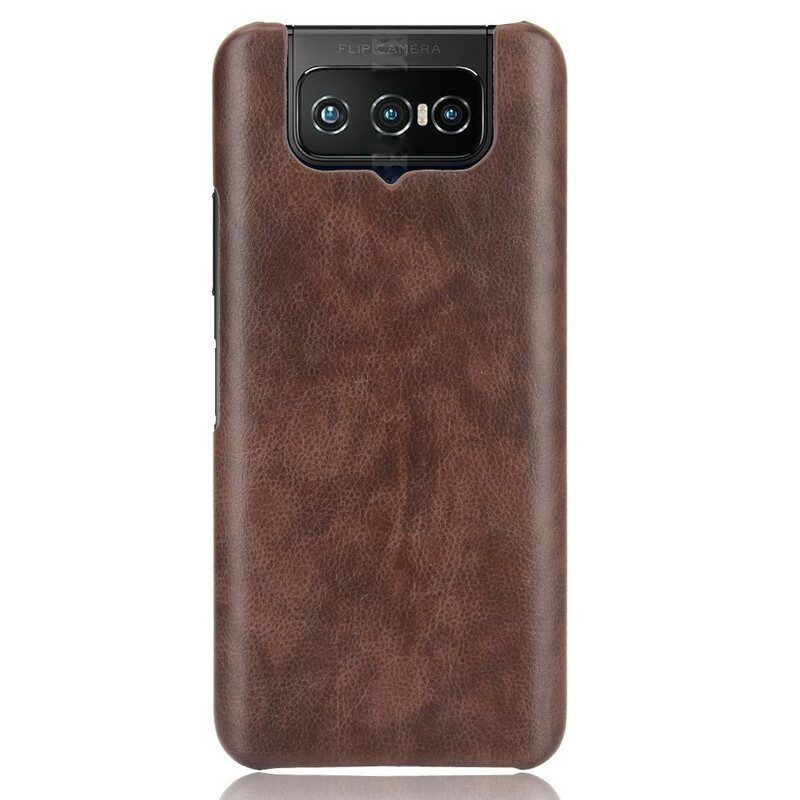Hoesje voor Asus Zenfone 7 / 7 Pro Litchi-leereffect