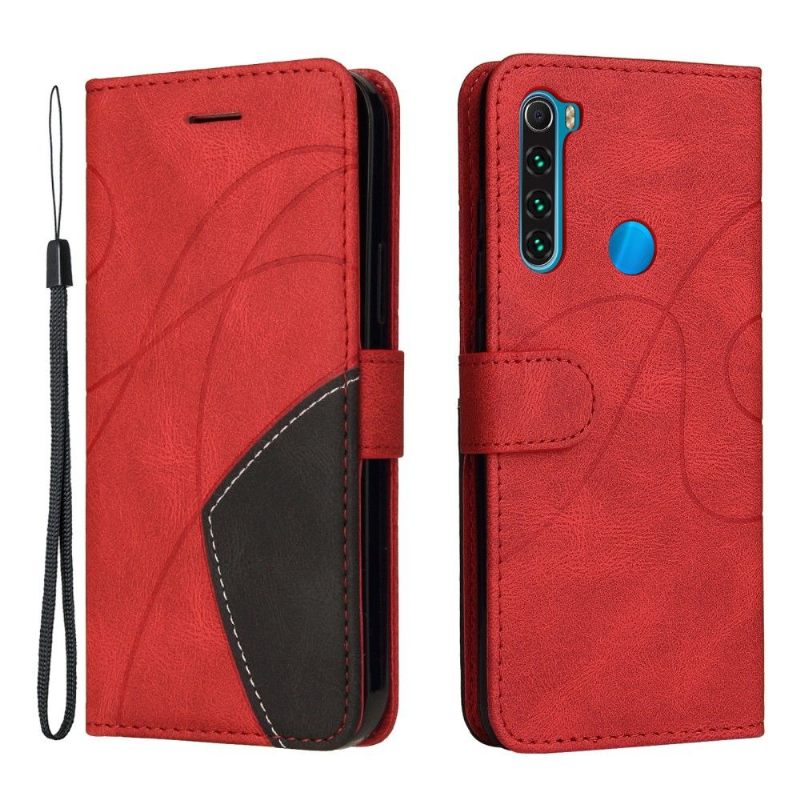 Folio-hoesje voor Xiaomi Redmi Note 8 2021 Bicolor Artistiek