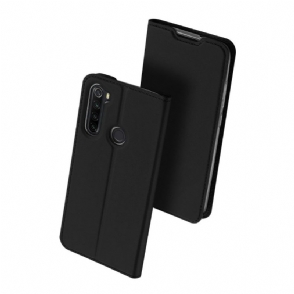 Folio-hoesje voor Xiaomi Redmi Note 8 2021 Satijnen Coating