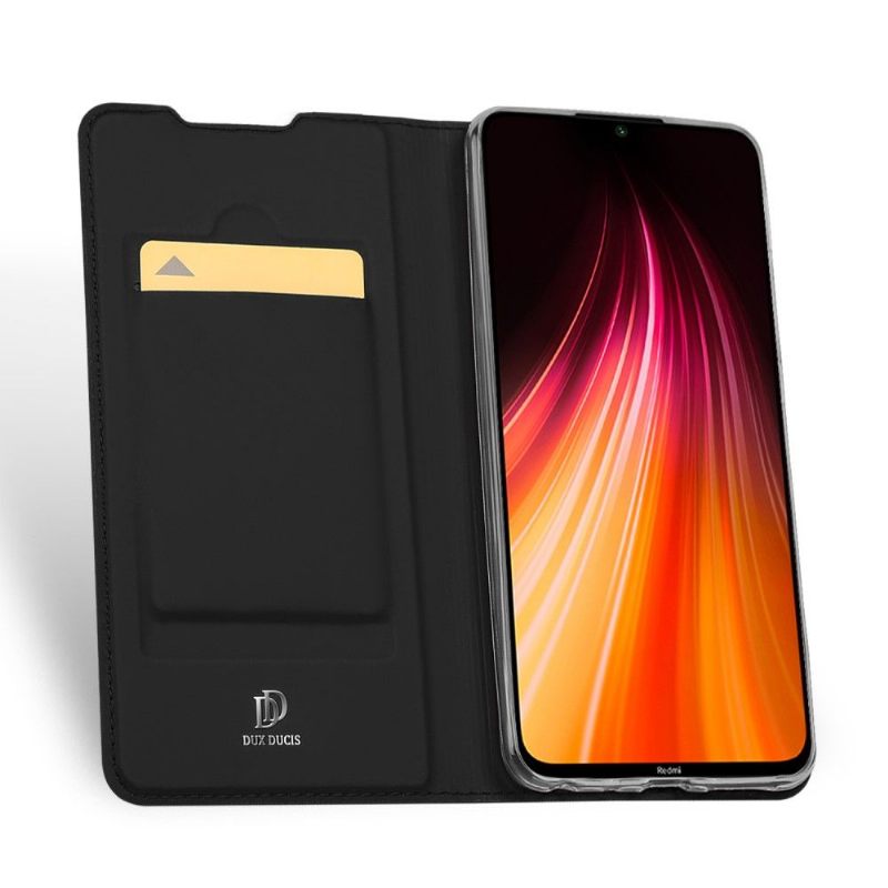 Folio-hoesje voor Xiaomi Redmi Note 8 2021 Satijnen Coating