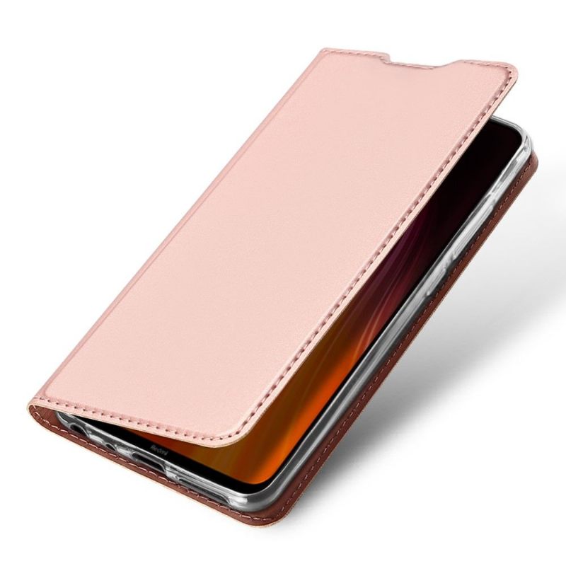Folio-hoesje voor Xiaomi Redmi Note 8 2021 Satijnen Coating