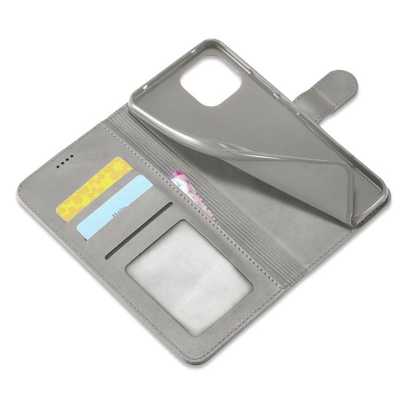 Cover voor Xiaomi Mi 11 Lite 5G NE / Mi 11 Lite / Mi 11 Lite 5G Anti-fall Folio-hoesje Ledereffect Lc.imeeke