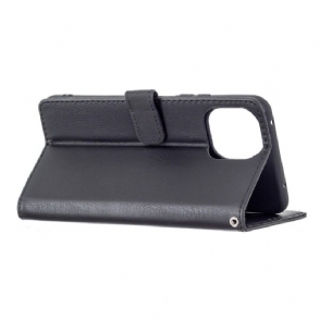 Cover voor Xiaomi Mi 11 Lite 5G NE / Mi 11 Lite / Mi 11 Lite 5G Folio-hoesje Retro Kunstleer