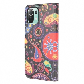 Flip Case voor Xiaomi Mi 11 Lite 5G NE / Mi 11 Lite / Mi 11 Lite 5G Paisley-bloem