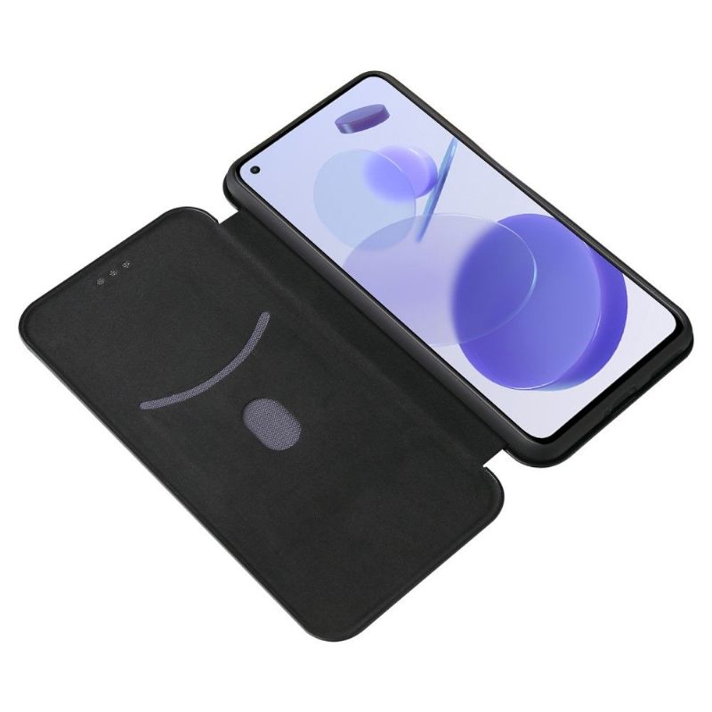 Folio-hoesje voor Xiaomi Mi 11 Lite 5G NE / Mi 11 Lite / Mi 11 Lite 5G Anti-fall Kunstleer Van Koolstofvezel