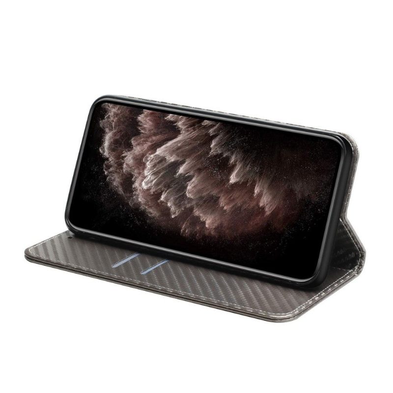 Folio-hoesje voor Xiaomi Mi 11 Lite 5G NE / Mi 11 Lite / Mi 11 Lite 5G Koolstofvezel