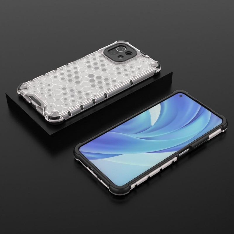 Hoesje voor Xiaomi Mi 11 Lite 5G NE / Mi 11 Lite / Mi 11 Lite 5G Met Koord Honingraatontwerp