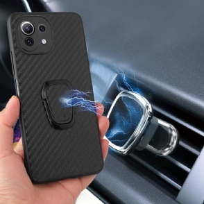 Hoesje voor Xiaomi Mi 11 Lite 5G NE / Mi 11 Lite / Mi 11 Lite 5G Ondersteuningsfunctie Voor Koolstofvezel