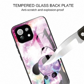 Hoesje voor Xiaomi Mi 11 Lite 5G NE / Mi 11 Lite / Mi 11 Lite 5G Panda Gehard Glas