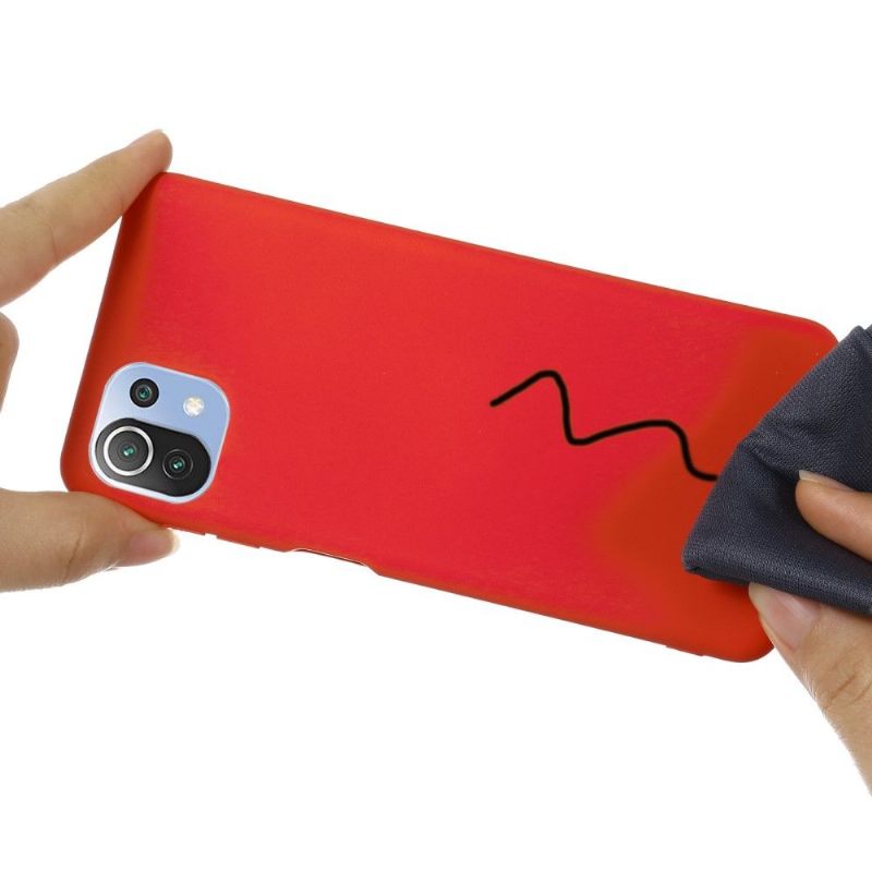 Hoesje voor Xiaomi Mi 11 Lite 5G NE / Mi 11 Lite / Mi 11 Lite 5G Puro Siliconenvloeistof