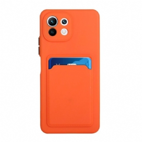 Hoesje voor Xiaomi Mi 11 Lite 5G NE / Mi 11 Lite / Mi 11 Lite 5G Siliconen Kaarthouder