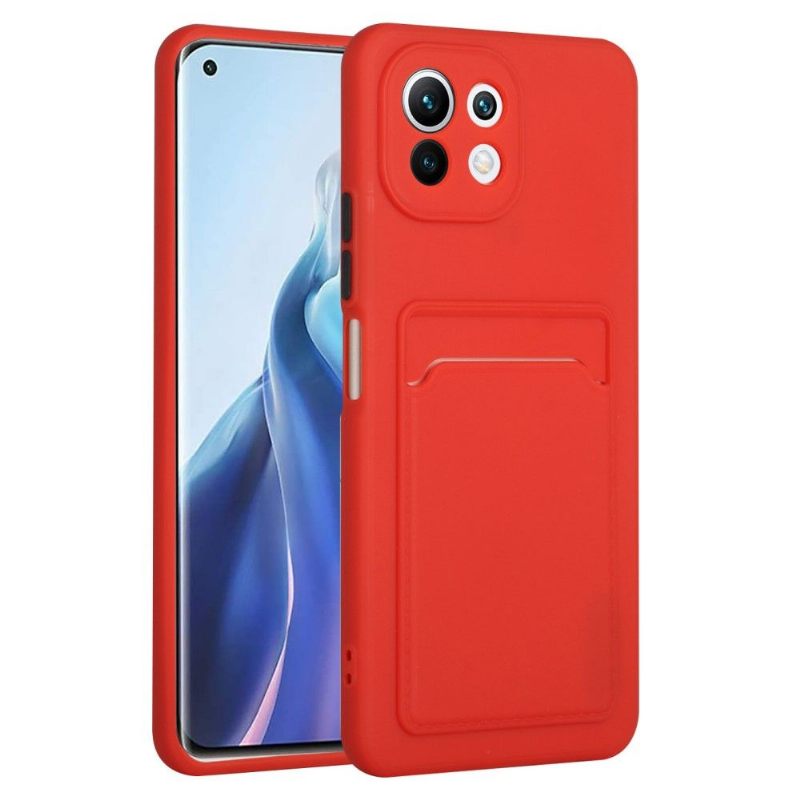 Hoesje voor Xiaomi Mi 11 Lite 5G NE / Mi 11 Lite / Mi 11 Lite 5G Siliconen Kaarthouder