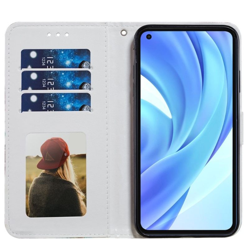 Leren Hoesje voor Xiaomi Mi 11 Lite 5G NE / Mi 11 Lite / Mi 11 Lite 5G Bescherming Gekleurde Dromenvanger