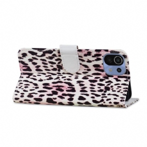 Leren Hoesje voor Xiaomi Mi 11 Lite 5G NE / Mi 11 Lite / Mi 11 Lite 5G Bescherming Luipaardpatroon