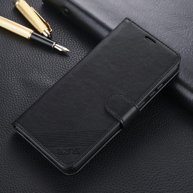 Folio-hoesje voor Honor 9A Azns Retro Leder Effect